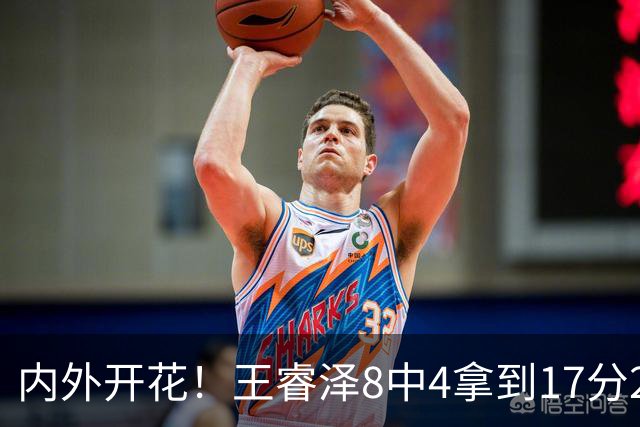 内外开花！王睿泽8中4拿到17分2帽 三分6中3